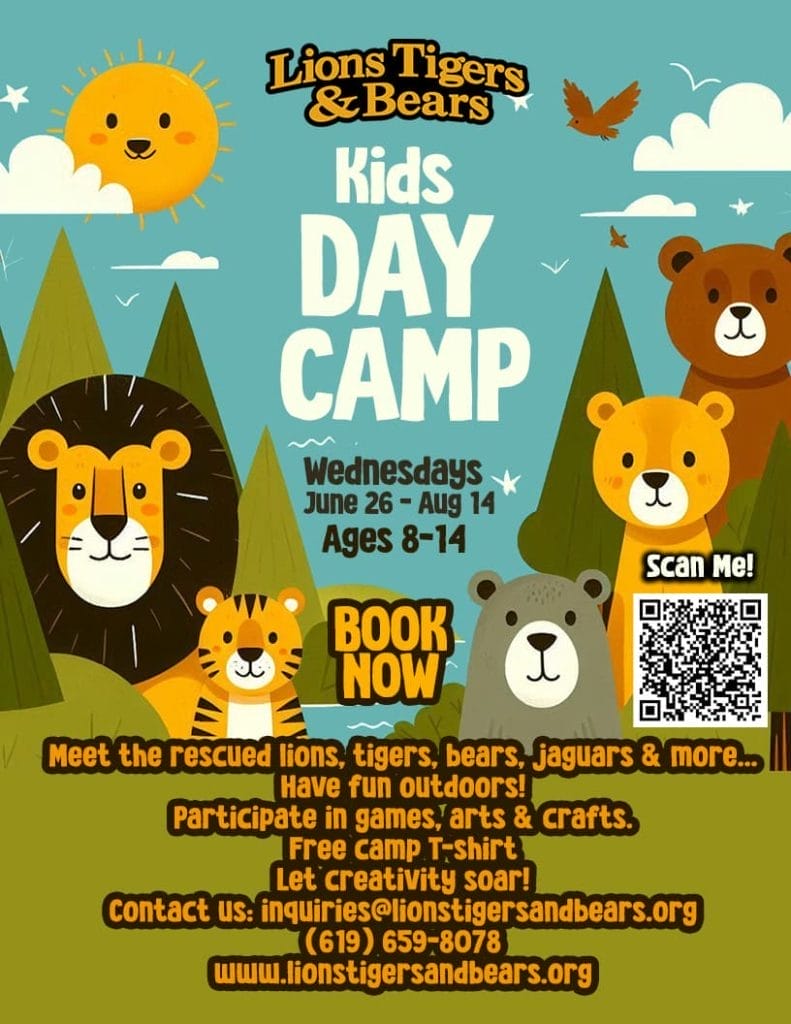 kids-day-camp-at-Lions-Tigers-and-Bears-the-San-Diego-Animal-Sanctuary-wildlife-education-advocacy-conservation-efforts-veterinary-care-non-profit-exotic-animal-rescue-Alpine-CA